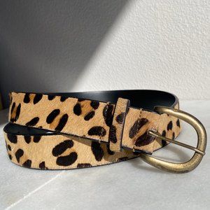 Leopard Free People Belt - M/L